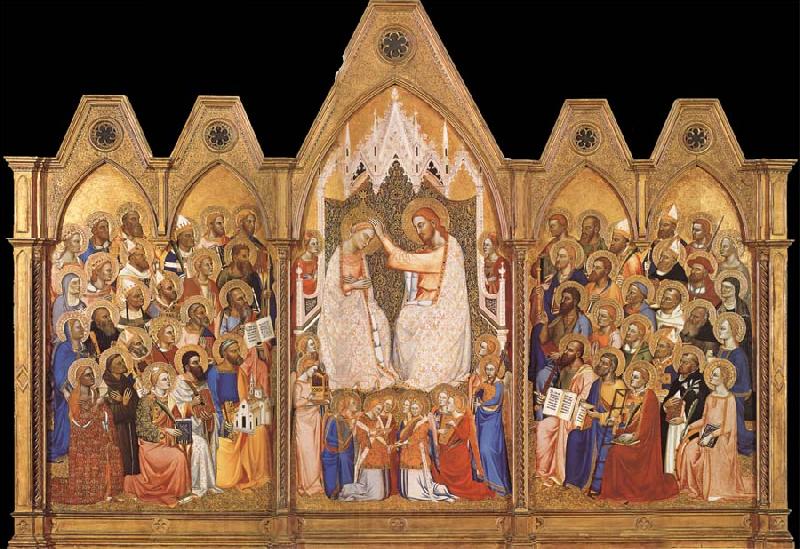unknow artist The Coronation of the Virgin Norge oil painting art